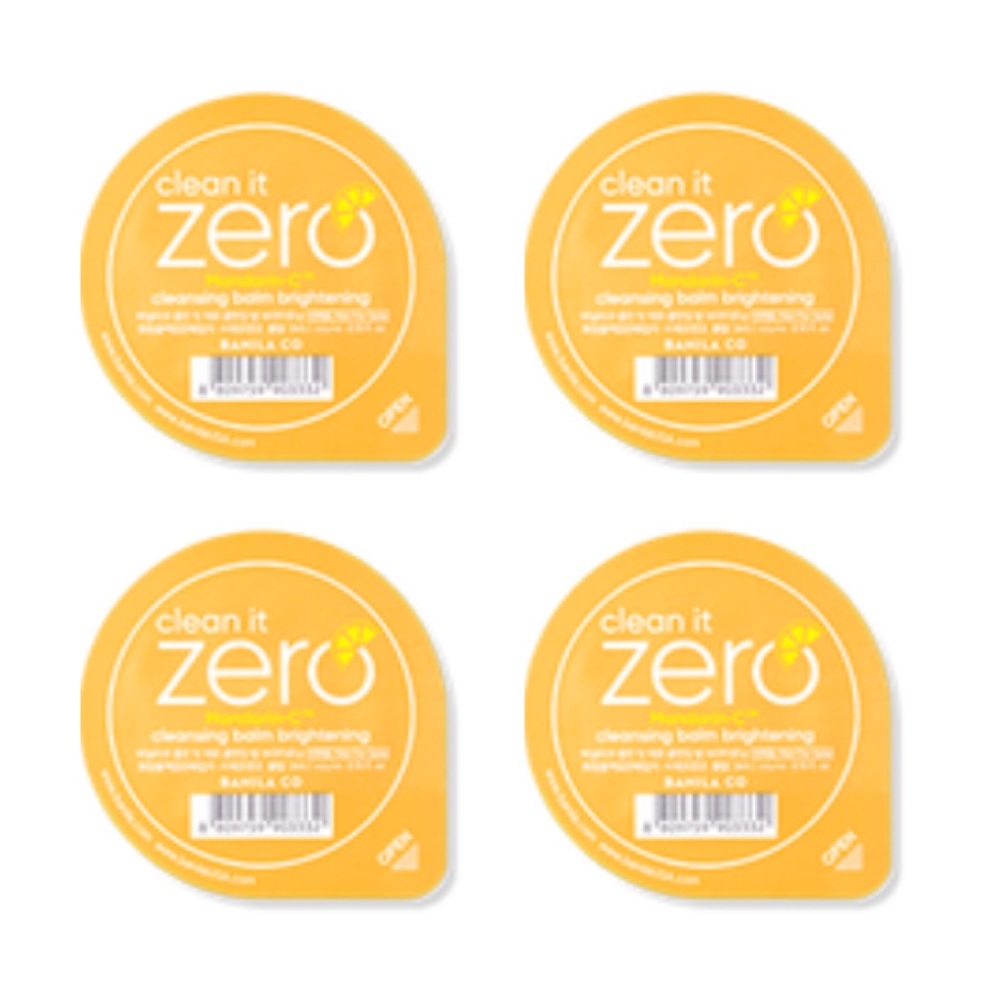 $4❤️‍🔥 LAST 1! Banila Co Clean It Zero Brightening Cleansing Balm 4PK 🍊 NEW C